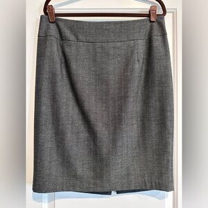 Mossimo Supply Co Gray Knee-Length Pencil Skirt Work